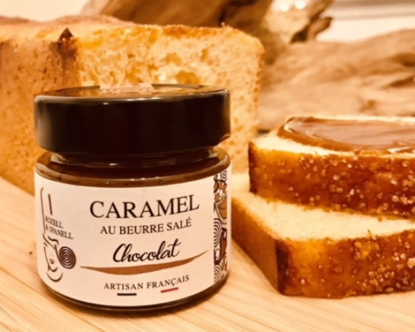 Karamell-Schokolade mit Salzbutter – französische Süßigkeit